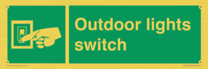 Outdoor lights switch